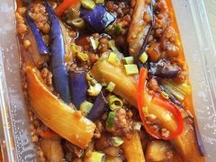茄子肉糜煲-百福麵家(新馬路店)