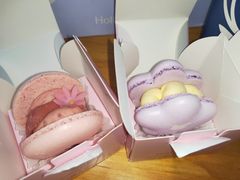半熟花花马卡龙柚子樱花味-好利来(交大店)