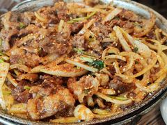烤牛肉-味之朝·烤盘牛肉·松兰拌饭