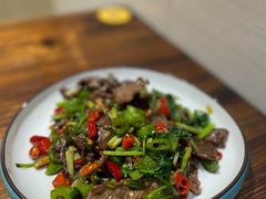 小炒黄牛肉-秋色客家菜(南山店)