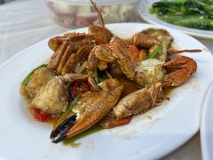 姜葱炒花蟹-车路士海鲜餐厅·本地人常驻·鲜捞现做(汕头南澳店)