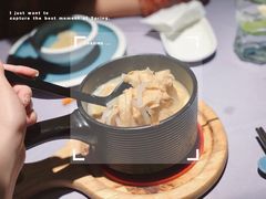 浓鸡汤豆皮-梧桐北京烤鸭·铜锅涮肉(海岸城店)