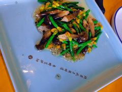 鸡枞菇炒瓜苗-宋小谨·泉州菜(西沙湾店)
