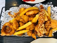 鱿鱼圈鸡块双拼-阳光披萨(辽宁路店)