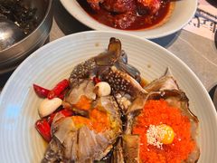 -草家酱蟹炭火烤肉店(珲春南路一店)