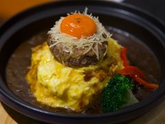 双重芝士流心牛肉汉堡咖喱饭-白熊咖哩(新世界城店)