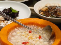 南瓜酒酿小圆子-玫瑰厅上海菜(兴国路店)