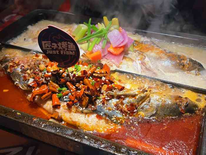 匠子烤鱼(明珠店)-"昨晚跟朋友一起去吃的,我是不吃辣的,味觉.