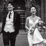 胶片质感集体婚照，幸福需要他人的见证