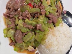 苦瓜炒牛肉-南都咖啡西餐厅.全日茶点(福星路店)