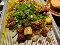 葱椒爆牛肉-绿茶餐厅(西湖银泰百货店)