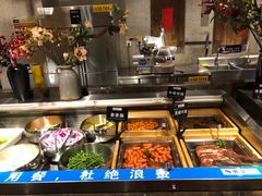 自助取餐区-韩京炭火烤肉自助料理(柯桥万达店)