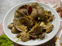 姜葱炒花蛤-阿杰臻选海鲜饭店(普陀山店)