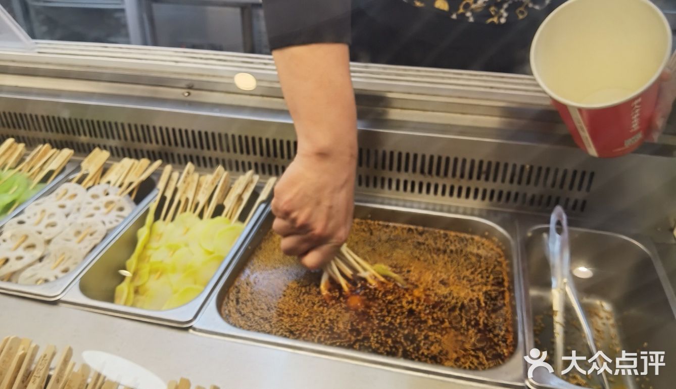 冷锅串串吃起来啊哈哈