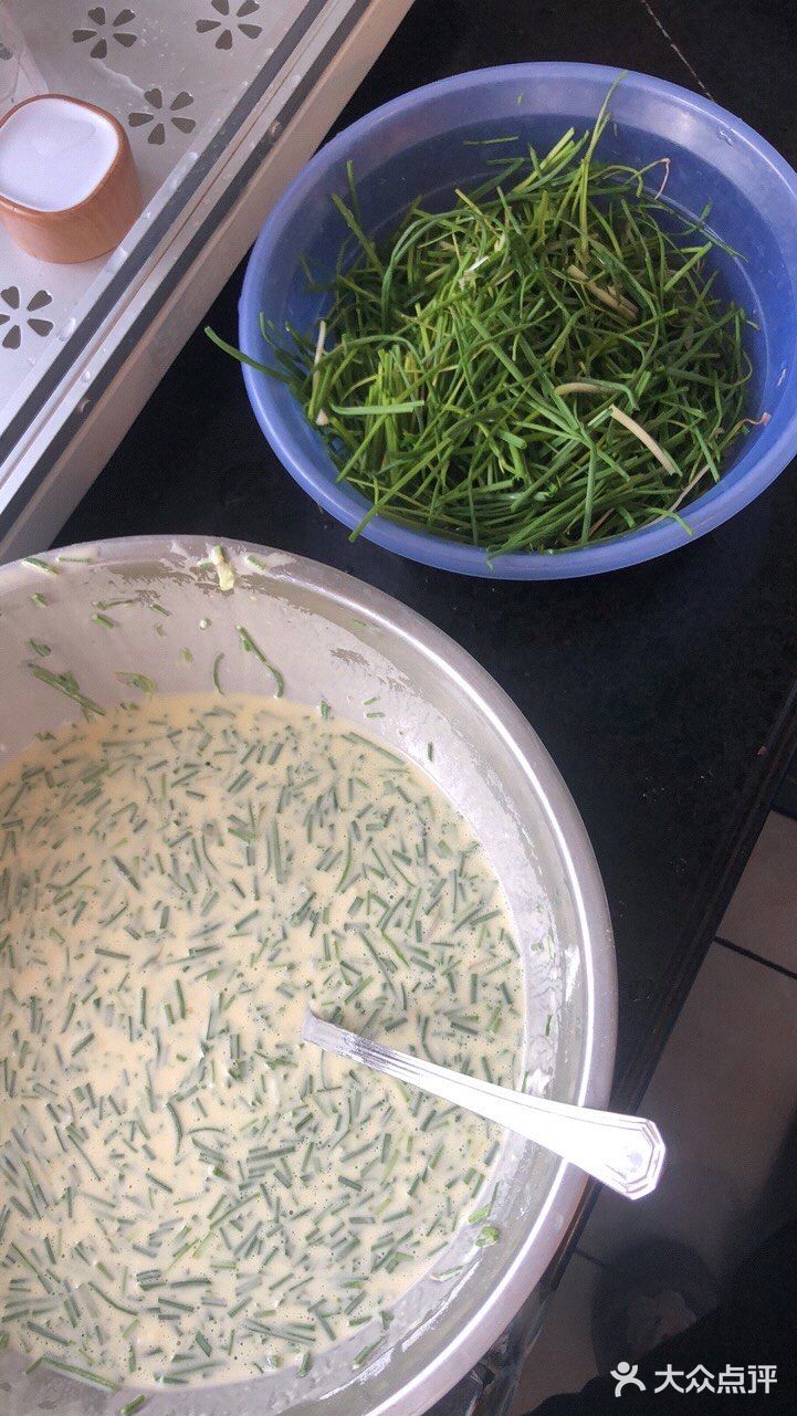 野葱鸡蛋饼