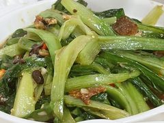 豆豉鲮鱼炒麦菜-好好滋味茶餐厅