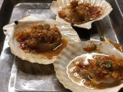 蒜蓉焗扇贝（熟蒜）3个-炒豆合作社(东四总店)