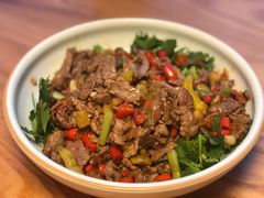 28秒爆炒黄牛肉-望湘园·湖南菜(宏伊店)
