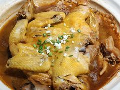 -阿峰饭店·本地土菜馆·农家土鸡煲·一品神仙鸡(报福店)