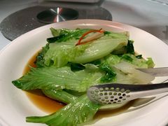 白灼罗马生菜-悦融琥珀·京鲁菜·海味珍品(西单店)