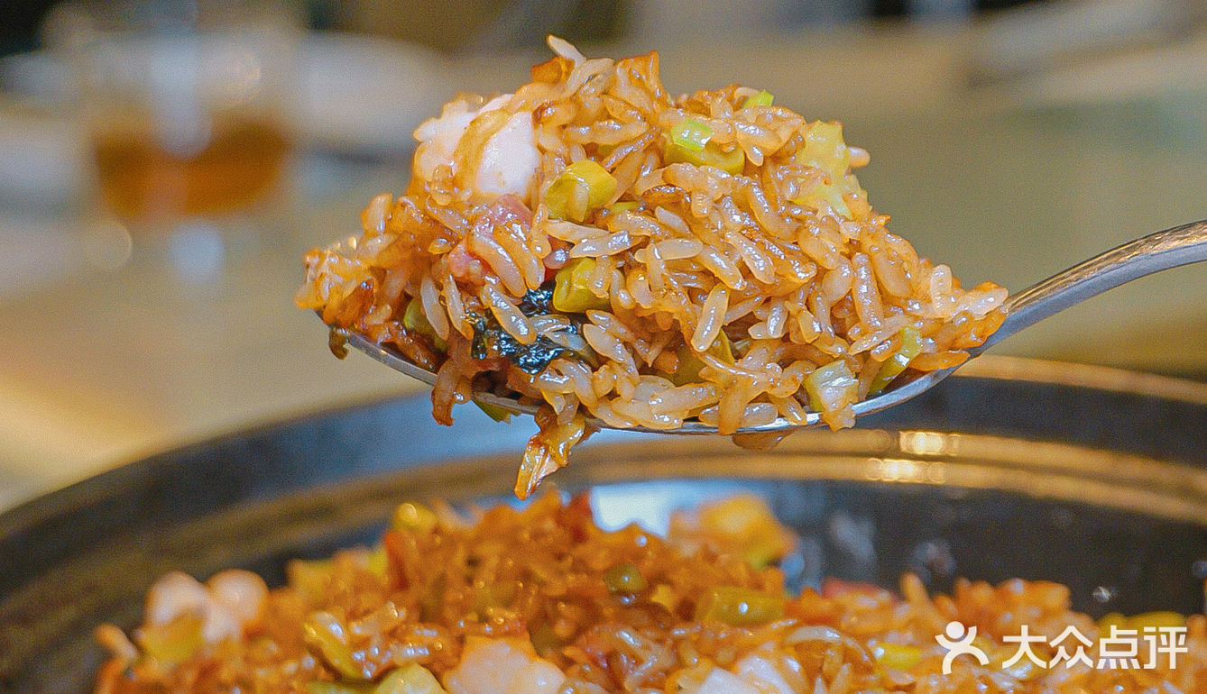 炒海贝肉配米饭❗️我人没了‼️