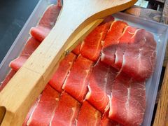 手切羊腿肉-南门四季铜锅涮肉(东坝店)