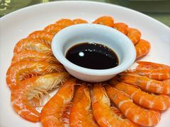 白灼基围虾-刘胖子家常菜·蹄花焖藕(江汉路总店)