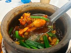 -长城砂煲田鸡粥