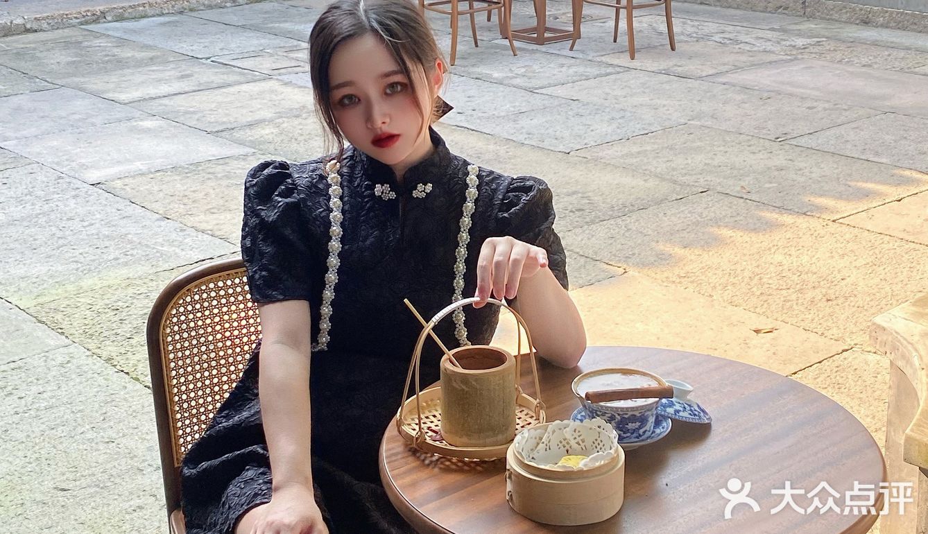 绍兴｜藏在四合院里的江南庭院下午茶 装在盖碗里的咖啡