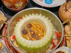 -得意咚瓜·顺德鱼生·冬瓜盅火锅