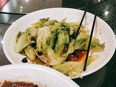 炝拌生菜-刘胖子家常菜·蹄花焖藕(中南店)