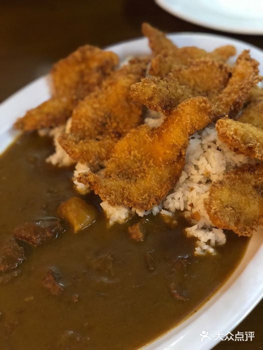 咪咪家的餐厅咖喱海鲜饭图片