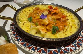 Spicy Eggplant Sauce Chicken Potato Pie