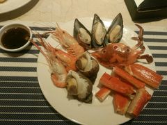 冻虾-广州中心皇冠假日酒店-环市食坊·海鲜自助餐厅