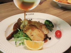 海陆大餐鸡扒拼鱼柳-江南果道西餐厅(北京路店)
