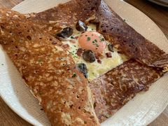 鸡蛋蘑菇熏肉荞麦可丽饼-RAC BAR(安福路店)