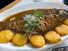 红焖深海鲽鱼-威海渔村(静安旗舰店)
