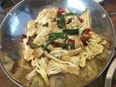 干锅花菜-有红鸡毛店·川菜(建设路店)