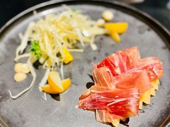 三年金钱火腿配大理手撕乳扇-泓0871臻选云南菜·味庄