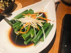 白灼秋葵-云海肴云南菜(正大广场店)