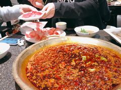 牛油红锅-巴蜀大宅门火锅(新华公园店)
