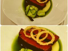 M7+纯种和牛牛柳配烟熏土豆泥-Jean Georges