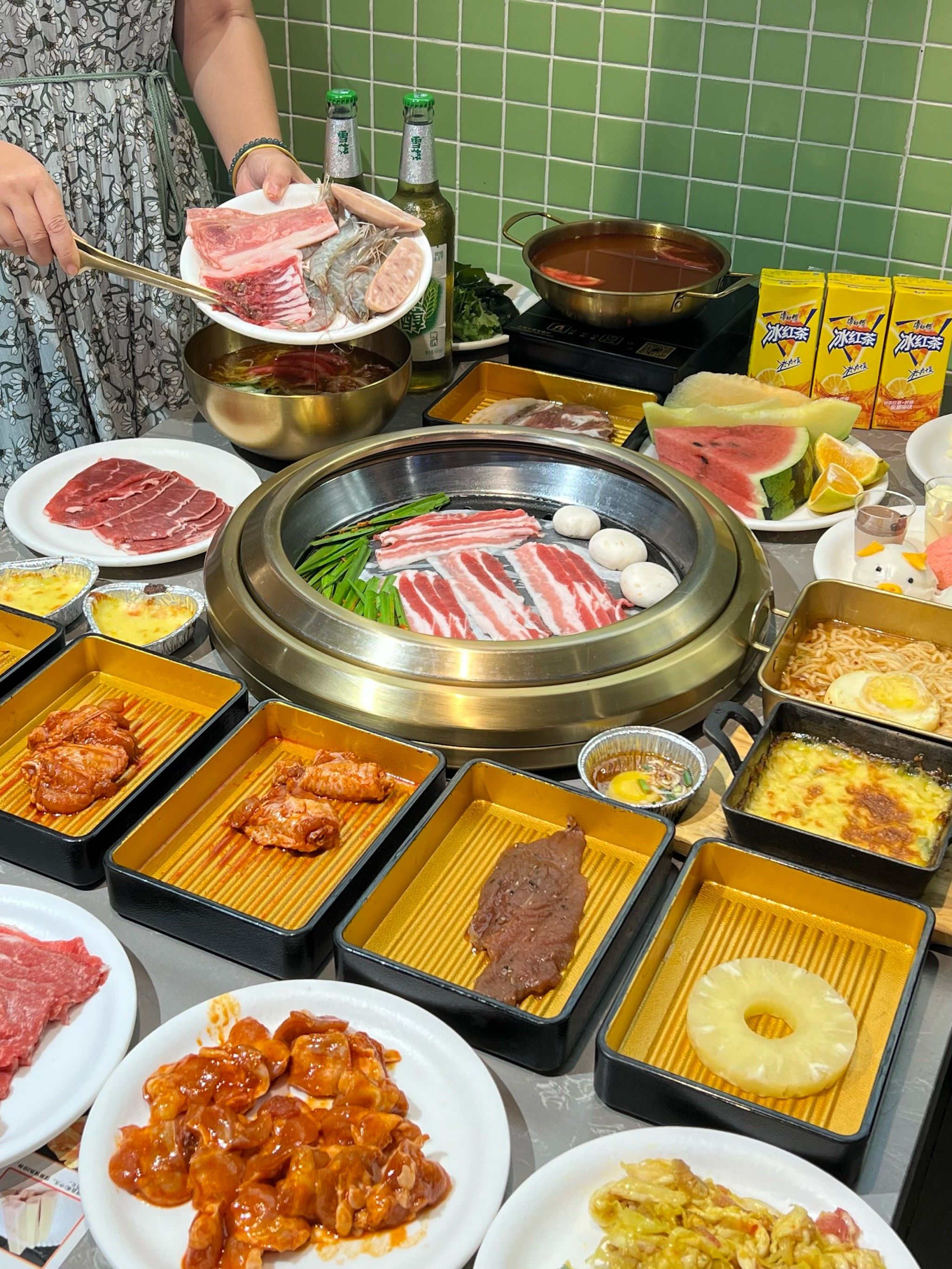 大悦城9060 自助烤肉性价比超高6015