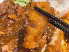黑椒带骨猪排双蛋饭-柠檬树茶餐厅(海雅缤纷城店)