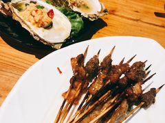 -路边摊小炉子烧烤