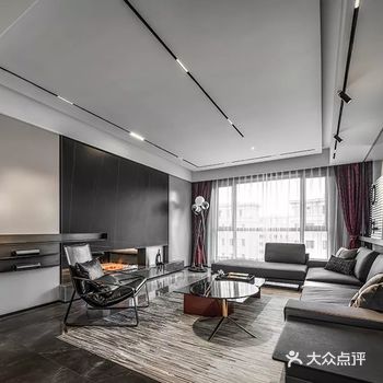 别墅装修 || 231㎡气质高级黑，简约时尚、格调十足！