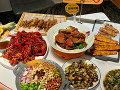 -嗨辣小聚·盘锦河蟹·海鲜烧烤龙虾(盘锦十年好店)