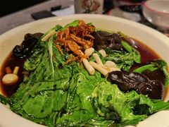 白灼菌菇菜心-新白鹿餐厅(金鹰新街口店)