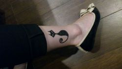 猫咪钻石粉纹身-汉刺青TATTOO STUDIO