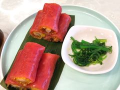 金沙鲜虾红米肠-美景家宴